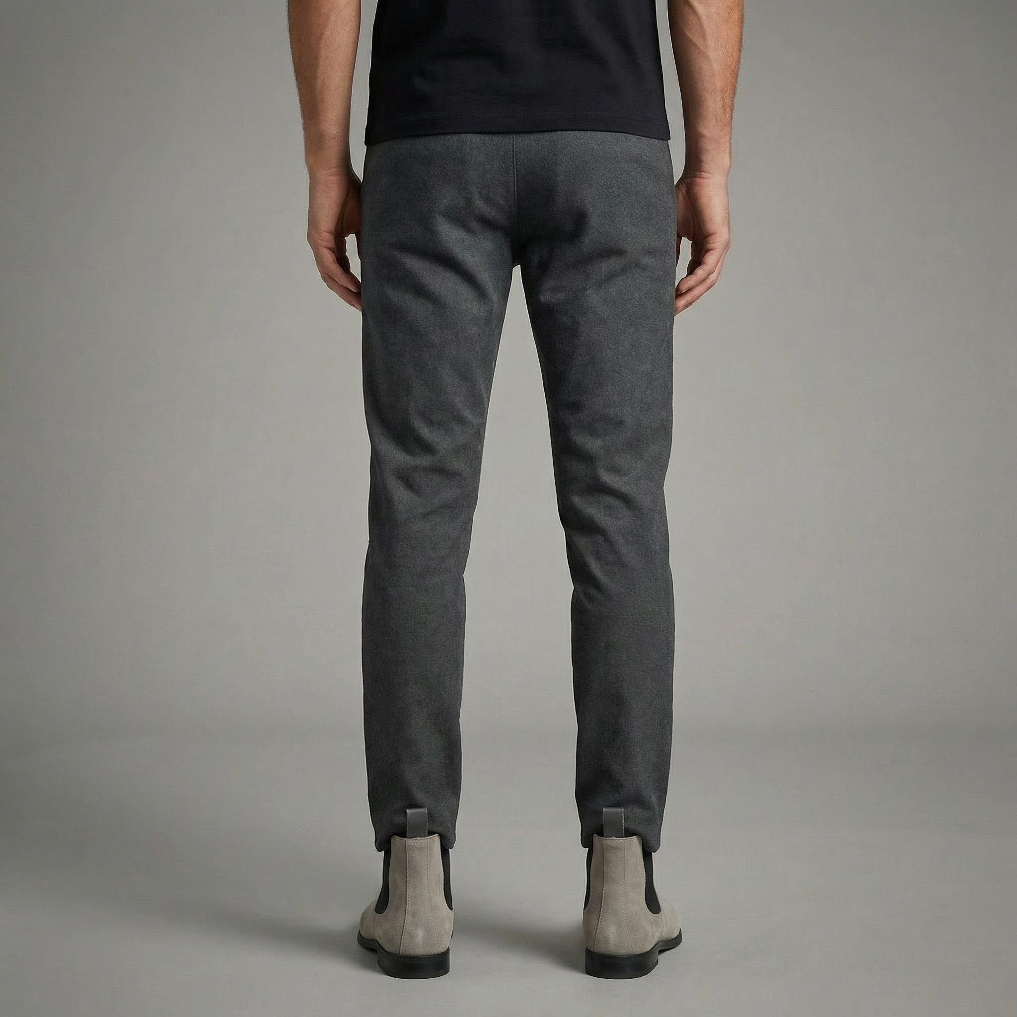 Chelsea Boots For Men With Pull Tab And Elastic Side Panels